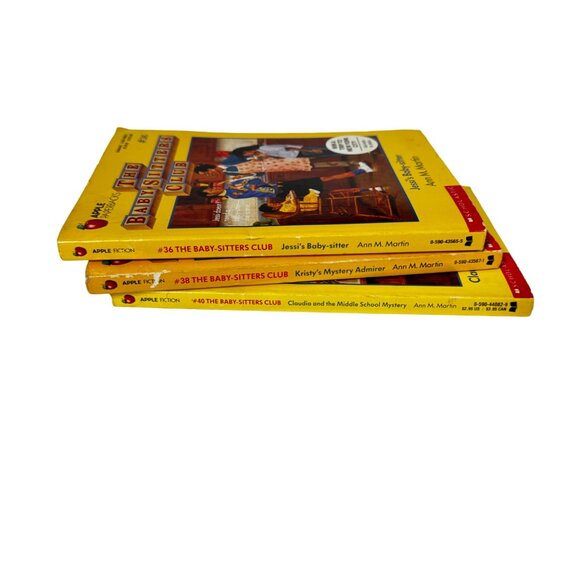 Vintage The Baby Sisters Club Books #36 #38 #40 Ann M Martin Scholastic - Picture 4 of 7